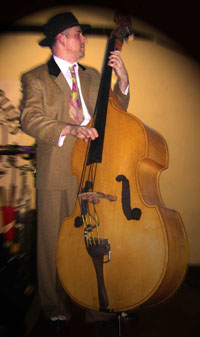 Musician in Vintage outfit