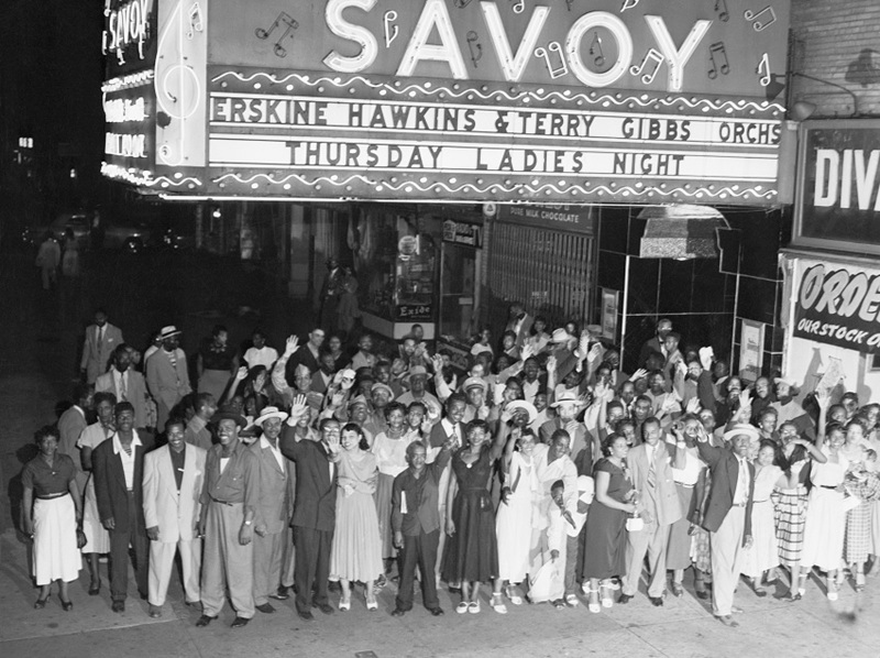 Swing ples v dvorani Savoy